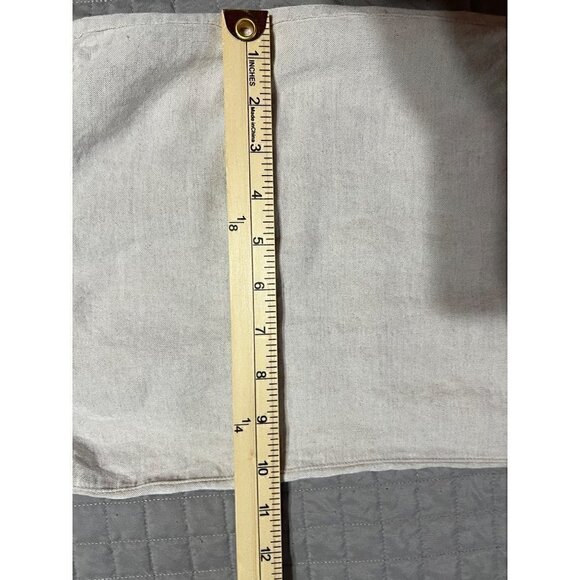 Max Jeans Linen Blend Pants Sz 12 Tan  Boho Lagenlook Beach Bohemian - Picture 12 of 12